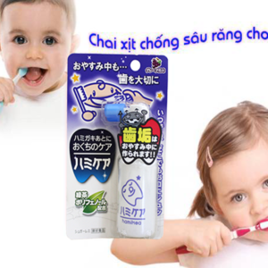 Xịt chống sâu răng cho bé Hamikea hương nho, hoa quả, vị dâu 25 gram - Hàng Nhật nội địa