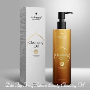 Dầu Tẩy Trang Sakura Beauty Cleansing Oil 97% Thiên Nhiên 150ml Nhật Bản