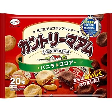 COUNTRY MA'AM Vanilla & Cocoa Pack Compartir Japón Snack Dagashi ...