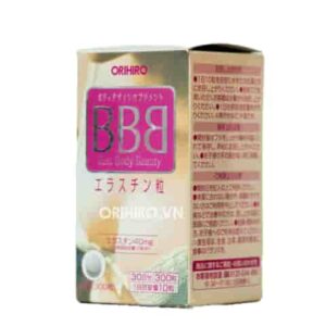 ORIHIRO- Viên uống hỗ trợ nở ngực BBB Best Body Beauty 300 viên ( 30 ngày)