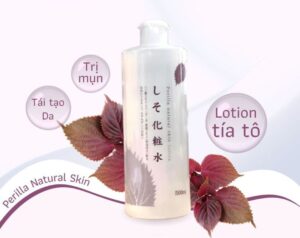 Nước Hoa Hồng Tía Tô Dokudami Perilla Natural 500ml ( Da Thường, Da Khô)