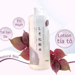 Nước Hoa Hồng Tía Tô Dokudami Perilla Natural 500ml ( Da Thường, Da Khô)