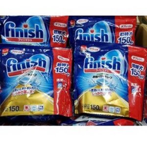 ( Big Sale) VIÊN RỬA BÁT FINISH NHẬT BẢN 150 VIÊN SIÊU SẠCH 99.9% - Hàng Nhật nội địa