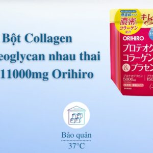 Bột Collagen Proteoglycan nhau thai heo 11000mg Orihiro 180g (30 ngày)