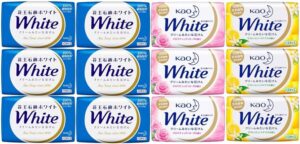 Combo 3 Xà phòng tắm Kao White Soap Nhật Bản 130g ( Hương Cam Chanh) - Hàng Nhật nội địa