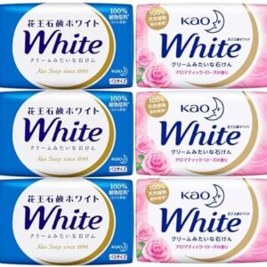 Combo 3 Xà phòng tắm Kao White Soap Nhật Bản 130g ( Hương Cam Chanh) - Hàng Nhật nội địa