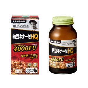 VIÊN UỐNG PHÒNG CHỐNG TAI BIẾN VÀ ĐỘT QUỴ NOGUCHI NATTO KINASE HQ 4000FU HỘP 120 VIÊN (30 NGÀY) - Hàng Nhật nội địa