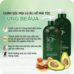 Dầu xả phục hồi 10 tinh chất Beaua 700ml- Hàng Nhật nội địa