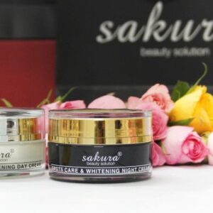 BỘ SẢN PHẨM KEM LÀM MỜ THÂM NÁM CAO CẤP SAKURA Spots Care  & Whitening Day Cream