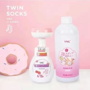 Nước rửa tay dạng bọt Loveline 450ml hương đào