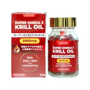 Viên uống dầu nhuyễn thể Super Omega 3 Krill Oil 2000mg Eikenbi 60 viên - Hàng Nhật nội địa