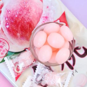 Kẹo vị đào Meito white peach candy 75g