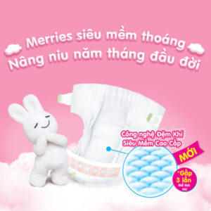 Bỉm Merries quần XL38+6 (12-22kg) - Hàng Nhật nội địa