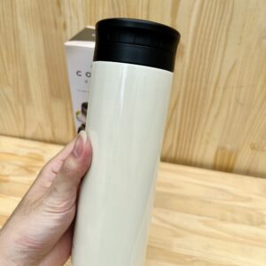 Bình giữ nhiệt cao cấp Coco Café 500ml (màu trắng) - Hàng Nhật nội địa