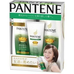 Set 3 dầu gội xả Pantene màu vàng phục hồi tóc hư tổn (450ml+ 450ml+30ml) - Hàng Nhật nội địa