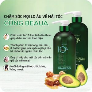 Dầu gội phục hồi 10 tinh chất Beaua 700ml - Hàng Nhật nội địa