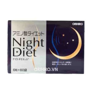 ORIHIRO- Viên uống giảm cân Night Diet hộp 60 gói x 6 viên ( 30 ngày)