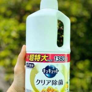 KAO - Nước rửa bát đậm đặc Kyukyuto hương chanh 1380ml