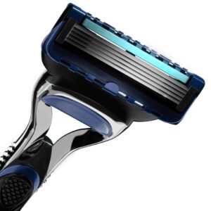 Set 4 lưỡi dao cạo râu Gillette Fusion Nhật Bản 5 lưỡi kép ( xanh) - Hàng Nhật nội địa