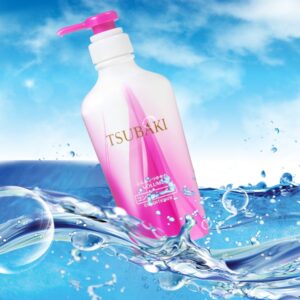 Dầu xả Tsubaki tím bồng bềnh chắc khỏe 450ml - Hàng Nhật nội địa