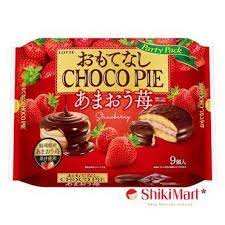 Bánh chocopie vị dâu 9 chiếc - Hàng Nhật nội địa