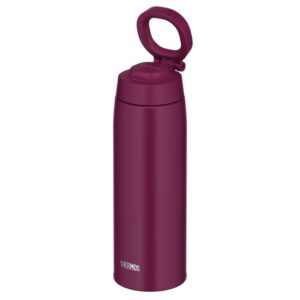 Bình nước giữ nhiệt chân không Thermos 750ml JOO-750 có quai xách màu đỏ mận - Hàng Nhật nội địa