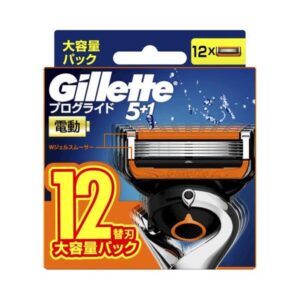 Set 12 lưỡi dao cạo râu thay thế Gillette Fusion 5 lưỡi lép (mẫu 1) - Hàng Nhật nội địa