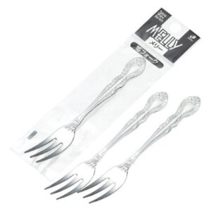 Set 3 dĩa inox ăn trái cây Melly 12cm