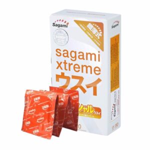 Bao cao su Sagami Xtreme Superthin 0.04mm- 10 chiếc - Hàng Nhật nội địa