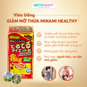 Viên Uống Giảm Cân 15kg+ 25% mỡ thừa Minami Healthy Foods Premium 540 viên (90 ngày)