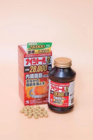 KOBAYASHI- Viên Uống Giảm Mỡ Bụng Naishitoru Z 28000mg Hộp 315 viên ( 21 ngày)