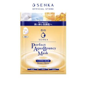 Mặt nạ cấp ẩm & chống lão hóa Senka Aqua Bouncy Moist Mask 25ml - Hàng Nhật nội địa