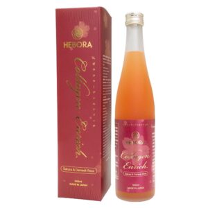 Nước Uống Đẹp Da Thơm Cơ Thể Hebora Collagen Enrich 500ml Nhật Bản - Hàng Nhật nội địa