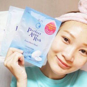 Mặt nạ dưỡng ẩm sáng mịn Senka Pefect aqua Rich Mask Luninous Moist