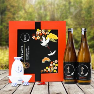 Hộp rượu cao cấp: Set 2 rượu Sake Junmai Ginjo Karakuchi 720ml