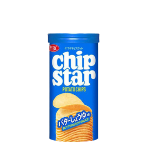 YBC SNACK KHOAI TÂY CHIP STAR VỊ BƠ, NƯỚC TƯƠNG màu xanh dương