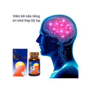 INTER TECHNO- Viên Uổng Bổ Não Tăng Cường Trí Nhớ Pep IQ Up 9000mg DHA 150 viên