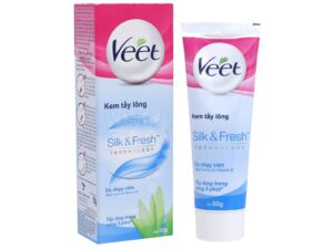 Kem tẩy lông Veet cho da nhạy cảm - Hàng Nhật nội địa