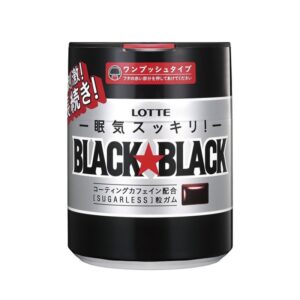 Kẹo cao su Lotte BLACK BLACK không đường 140g NEW