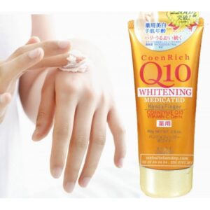 Kem Dưỡng Da Tay Chống Lão Hóa Kose Q10 Whitening Medicated 80g