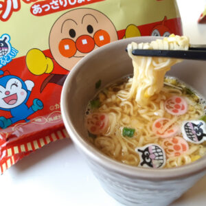 Mì Nissin Anpanman vị trứng thịt cho bé - màu đỏ