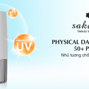 KEM CHỐNG NẮNG VẬT LÝ SAKURA PHYSICAL DAILY DEFENSE SPF 50+ PA++++