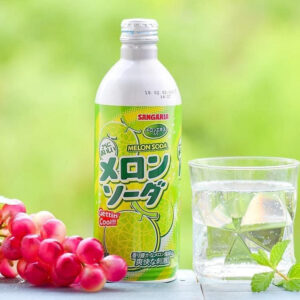 Nước Soda Sangaria vị dưa lưới 500gr - Hàng Nhật nội địa