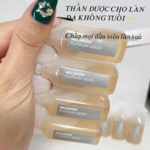 TẾ BÀO GỐC NHAU THAI MELSMON PLATINUM LIQUID PLACENTA 30 ỐNG X 10ML dạng uống - Hàng Nhật nội địa