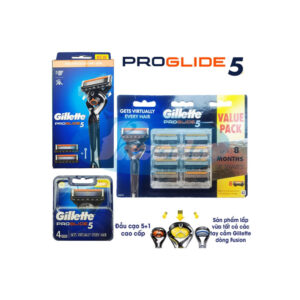 P&G- Hộp 4 Đầu Dao Cạo Thay Thế Gillette Proglide 5+1 Lưỡi Kép mẫu 2