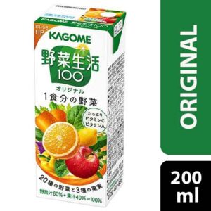 Nước Ép 100% Rau Củ Quả Cô Đặc Kagome 200ml - Hàng Nhật nội địa