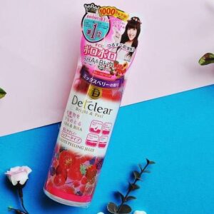 MEISHOKU- Gel tẩy tế bào chết Detclear 180ml màu hồng (hương dâu tây, việt quất)