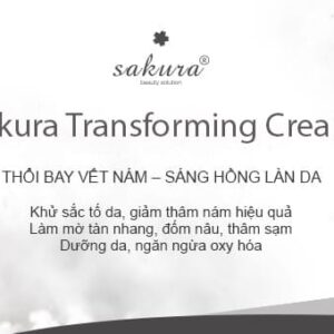 Kem trị nám, dưỡng trắng da, chống lão hóa cao cấp Sakura Transforming Cream NEW