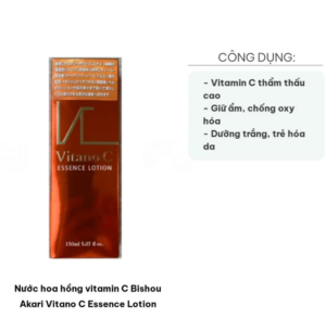 BISHOU AKARI Nước hoa hồng Vitano C 150ml- Hàng Nhật nội địa