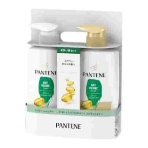 PANTENE- Bộ Dầu Gội Xả Pantene màu xanh lá 270ml+270g ( Dùng Cho Tóc Mỏng Yếu)